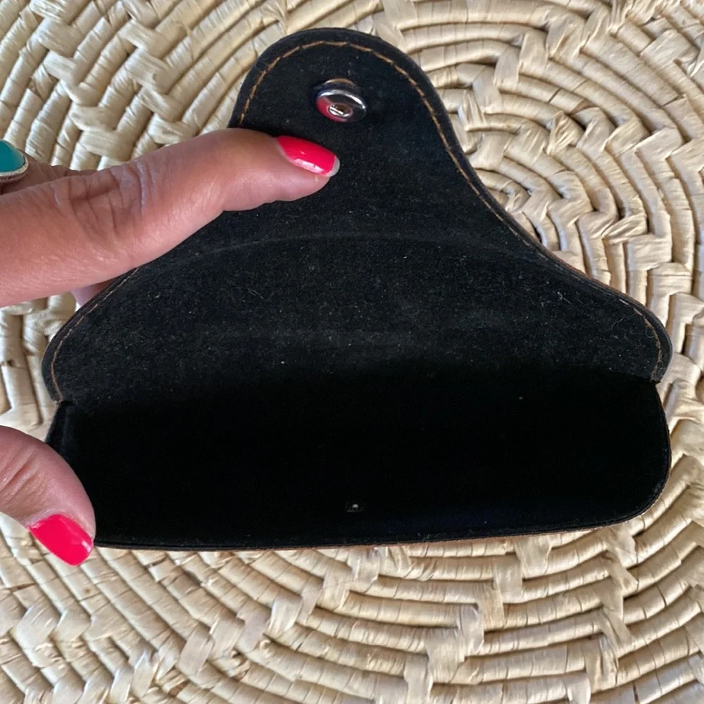 Ray-Ban Pebbled Leather Sunglasses Case